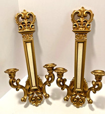 PR Syroco Dbl Candle Sconces 18