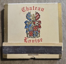 Chateau Louise Resort Lodge, Dundee, IL Vtg Unused Feature Matchbook K72  picture