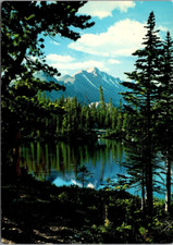 Nymph Lake Rocky Mountains Colorado c1980 Postcard picture
