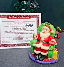 A Jolly Old Elf... 1996 McDonald's McMemories Santa Ornament with COA - RARE picture