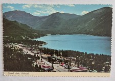 Postcard....Main Street of the Village of Grand Lake, Colorado, Chrome, 4x6  picture