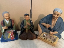Vintage Hakata Urasaki Dolls Set of 3 – Made in Japan – Traditional Folk Art picture