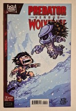 Wolverine vs. Predator #1 (2023, Marvel) VF+ Skottie Young Variant picture