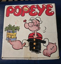 Popeye The Sailor Man King Plate Mug Cereal Bowl Set 1980 Vintage picture