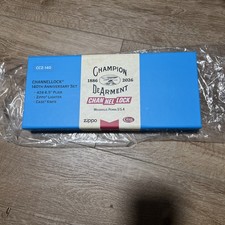 Case XX Channel Lock Zippo 140th Anniversary Edition New In Box picture
