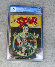 All-Star Comics #33 CGC 0.5 DC 1947 Classic Solomon Grundy Cover JSA Key picture