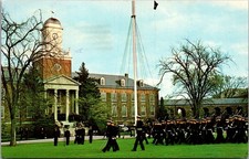 US Coast Guard Academy Hamilton Hall New London CT Vintage Postcard 5P21-12 picture