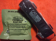 BLEED STOP KIT NAR CAT G7 TQ w QuickClot COMBAT GAUZE IFAK JFAK COMBAT MEDIC picture