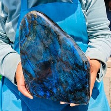 8.25LB Natural Gorgeous Labradorite Quartz Crystal Stone Specimen Healing picture