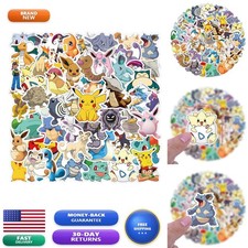 WANVAE 50pcs Cute Anime Cartoon Stickers Teen Laptop, Cool Monster Waterproof picture