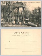 Vintage Paris Parc Monceau Les Ruines Postcard Undivided Back France picture