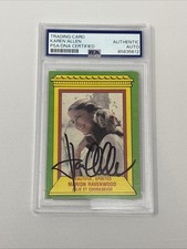 1981 Topps Raiders Ark Marion Ravenwood Karen Allen Signed Card PSA/DNA OPC #3 picture