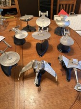 The Franklin Mint Presents Star Trek Almost The Whole Set 9 Ships picture