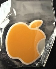 Apple Store Yellow Logo Enamel Pin – Apple Inc Advertising Collectible picture