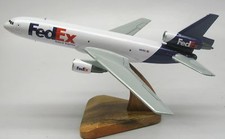 Douglas DC-10 Fedex Air Cargo DC-10 Airplane Wood Model Small picture