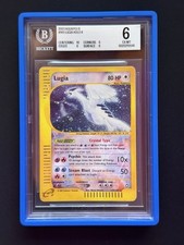 Pokemon 2003 Aquapolis Lugia Holo #149/147 English BGS Beckett 6 EX-MT 80 HP picture