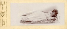 Cabinet Card Elongated Beautiful Woman Swiss Mount 1893 Unusual Minneapolis MN picture
