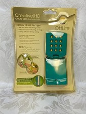 OttLite 12 LED Flip Light Clip On Portable Reading Lamp Blue AAA picture