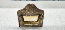 American Art Nouveau / Victoria Period Silver Plated Business Card Stand picture