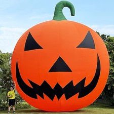 Giant 26Ft Halloween Inflatable Pumpkin 680W Blower Decoration without Led light picture
