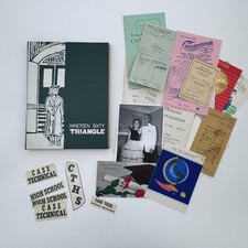 1960 DIANA ROSS High School Yearbook Cass Tech W/ Photos & Ephemera Detroit RARE picture