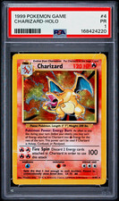 1999 POKEMON GAME 4 CHARIZARD-HOLO PSA 1 picture