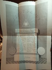 1958 Royal Arch Masons Certificate Freemasonry masonic/886 picture