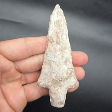HUGE MARION INDIAN ARROWHEAD SPEAR ARTIFACT 4.19” Authentic CENTRAL FLORIDA picture