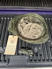 NOS WWII US Army Jungle Infantry M1944 Mosquito HELMET Head Net w/ Tag - MINT picture