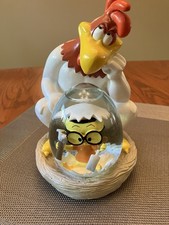 Vintage 1996 Looney Tunes Foghorn Leghorn With Egghead Jr Snow globe. NO BOX picture
