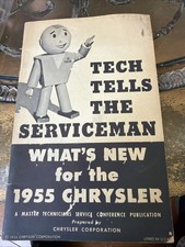 Vintage 1954 Chrysler Master Technician Service Book Tech Tells The Serviceman picture