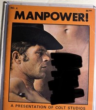 MANPOWER #4 1972 FIRST PRINT VINTAGE SEXY COLT MODEL PHOTOGRAPHY MAGAZINE -NICE picture