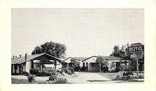 Oakdale California 1950s Postcard Oakdale Motel  picture