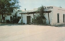 La Posta de Mesilla New Mexico Butterfield Stage Coach Depot Vtg Postcard J34 picture
