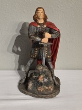 Summit Collection King Arthur Medieval Knight Resin Statue Sword in Stone READ  picture