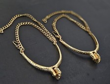 SG D'OR Decorative Spurs Excellent Condition Gold Tone Signed Vtg picture