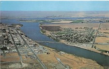 Postcard WA: Aerial View Moses Lake, Washington 1965 picture