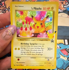 Pokémon TCG ______'s Pikachu Wotc Promo Holo English 50 HP LV.17 24/53 picture