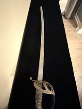 Antique German Imperial Cavalry Saber Sword Carl Eickhorn Solingen Basket Hilt picture