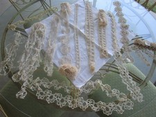ANT. 12 YARDS OR MORE HAND TATTING LACE-1900'S AMERICA picture