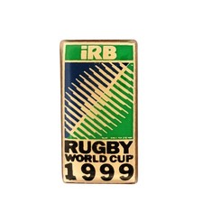 Vintage 1999 Rugby World Cup IRB Lapel Pin Badge Wales UK Rugby Union Tournament picture