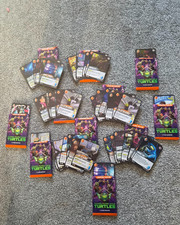 UniVersus TMNT Teenage Mutant Ninja Turtles TCG Card Job Lot 11 Opened Packs picture