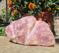 Large Rose Quartz Rough Crystal 13 lb Pink Stone Natural Mineral Display Specime picture