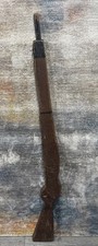 Vintage Wooden Dummy Training Rifle Military Cadet Drill Practice Prop picture