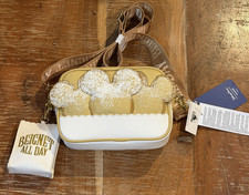 2026 Disney Park Loungefly Beignet All Day Crossbody Bag Keychain Charm Mickey picture