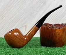 ED BURAK CONNOISSEUR BENT APPLE VINTAGE PIPE 1976-85, BEAUTIFUL GRAIN & SHAPE. picture