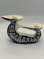 Vintage 1960s Wloclawek Wit Plazewski MCM Polish Art Pottery Candle Holder picture