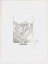 Tsuneo Sanda Signed Original 2012 Star Wars Celebration VI Art Sketch ~ R2-D2 picture