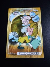 2026 Topps Chrome Disney Mad Hatter #76 Gold /50 47/50 Alice Wonderland picture
