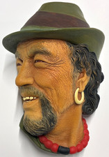 Vintage Bossons Chalkware Head